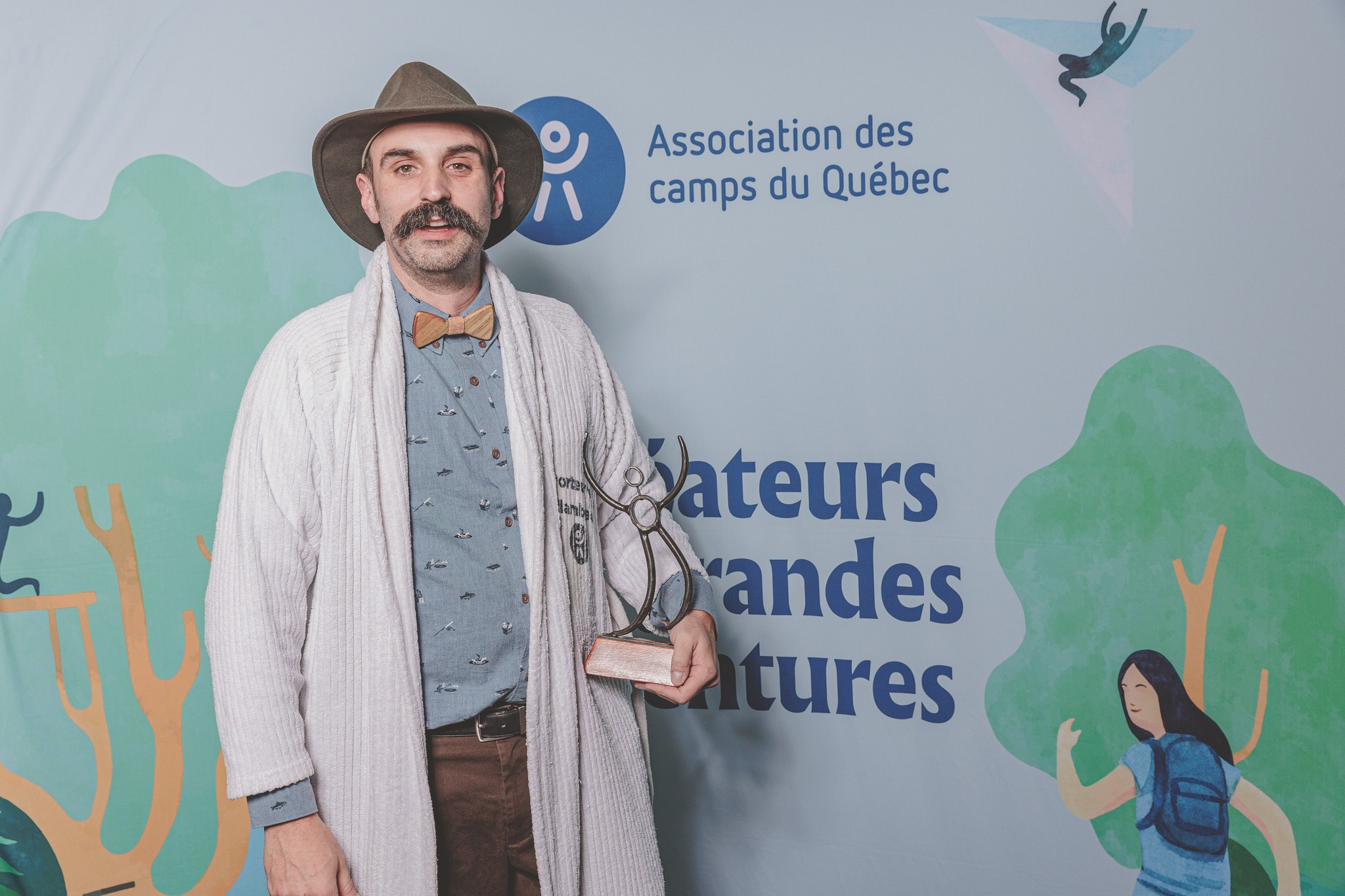 Guillaume Roberge honoré par l’Association des camps du Québec